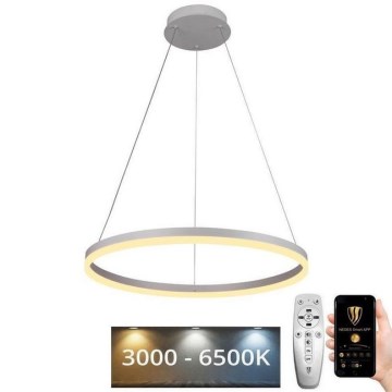 Dimbare LED hanglamp aan een koord LED/42W/230V 3000-6500K diameter 60 cm + afstandsbediening