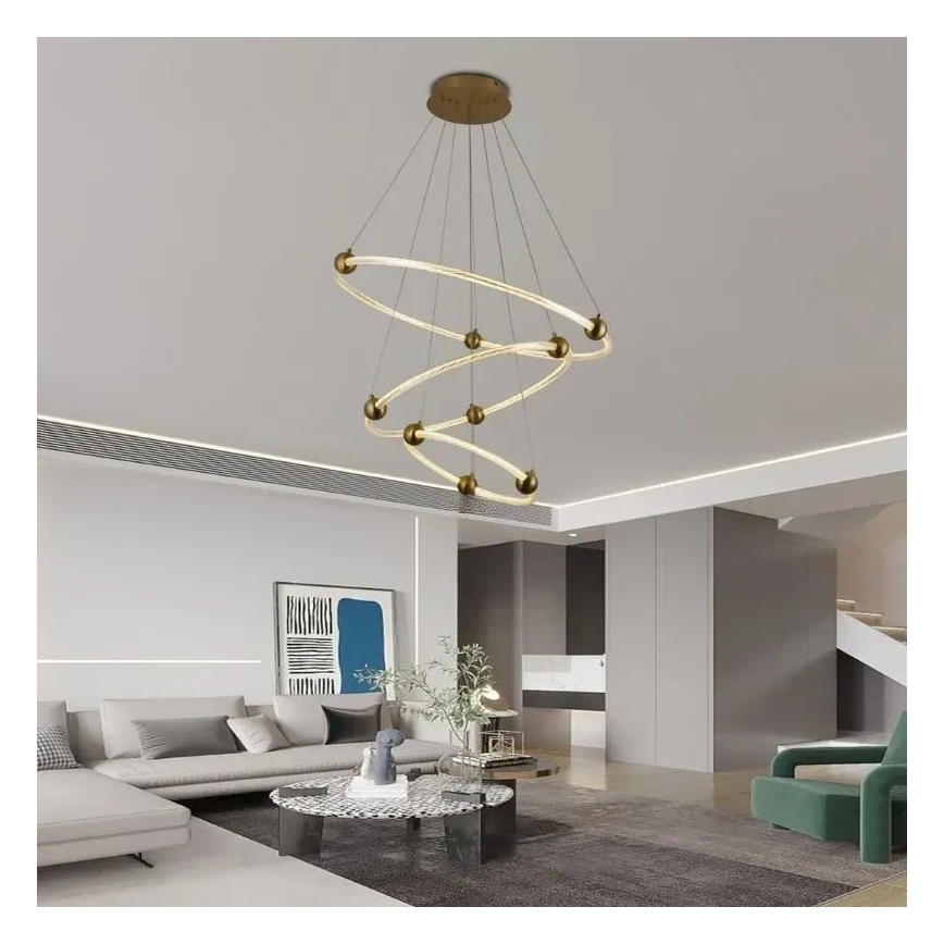 Dimbare LED hanglamp aan een koord LED/45W/230V 3000-6500K + afstandsbediening