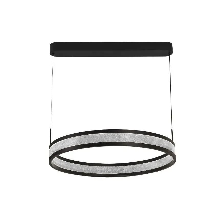 Dimbare LED hanglamp aan een koord LED/45W/230V 3000-6500K diameter 60 cm zwart + afstandsbediening