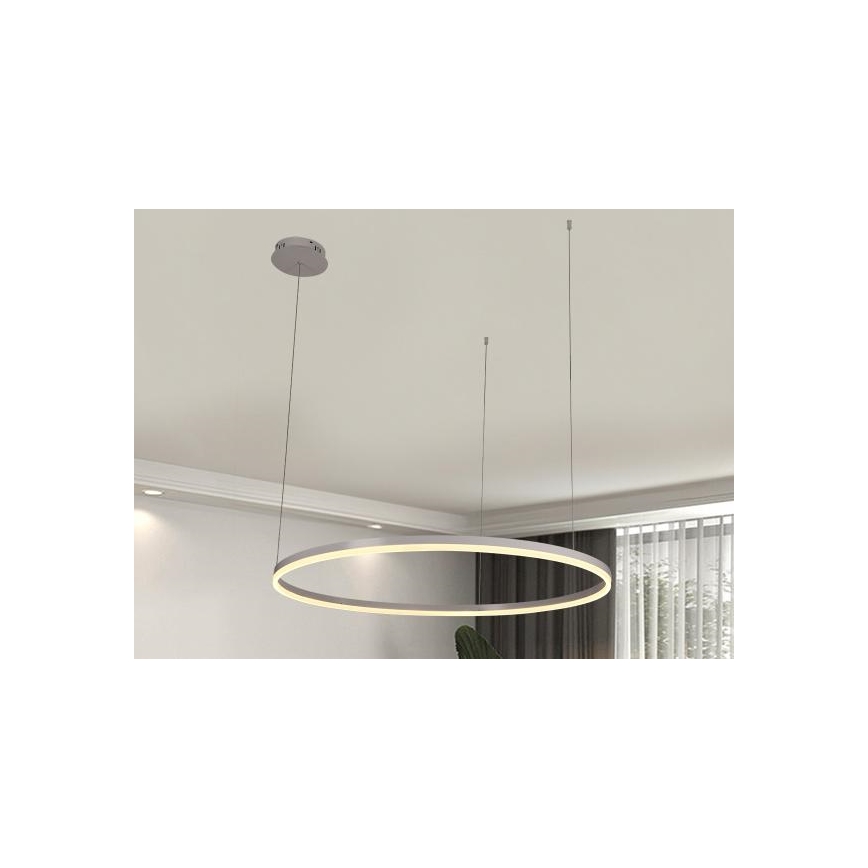 Dimbare LED hanglamp aan een koord LED/55W/230V 3000-6500K diameter 80 cm + afstandsbediening