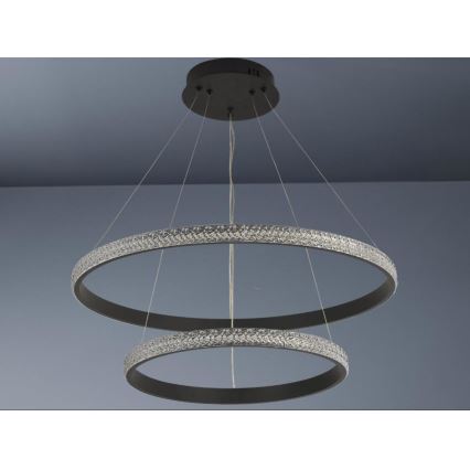 Dimbare LED hanglamp aan een koord LED/65W/230V 3000-6500K diameter 60 cm + afstandsbediening