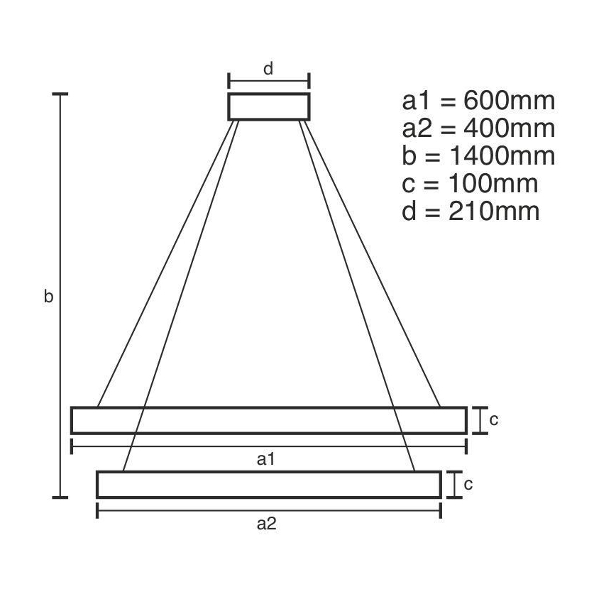 LED Dimbare kristallen hanglamp aan een snoer LED/65W/230V 3000-6500K glanzend chroom + afstandsbediening