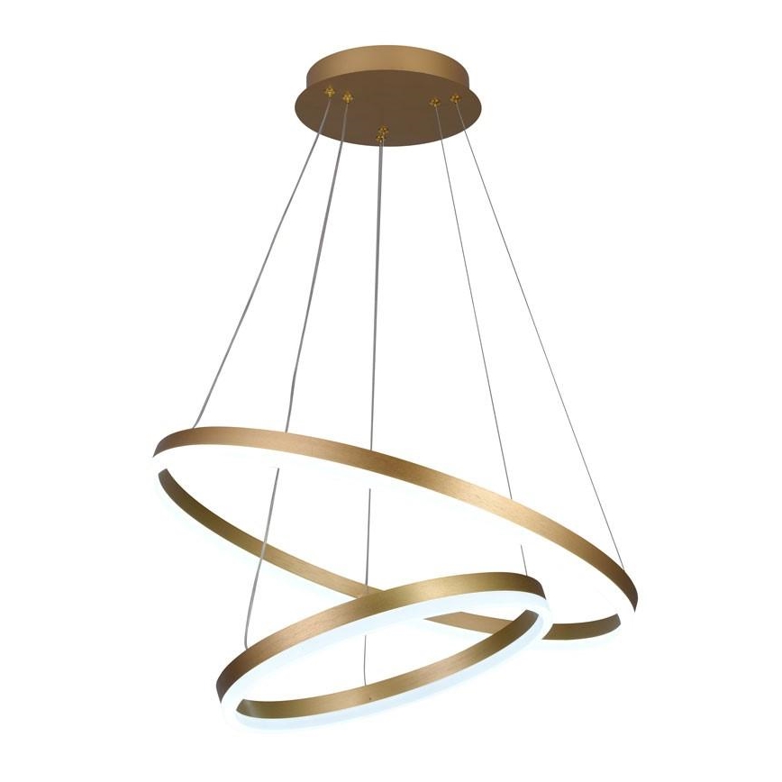 Dimbare LED hanglamp aan een koord LED/70W/230V 3000-6500K diameter 60 cm + afstandsbediening