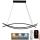 Dimbare LED hanglamp aan een koord LED/70W/230V 3000-6500K + afstandsbediening