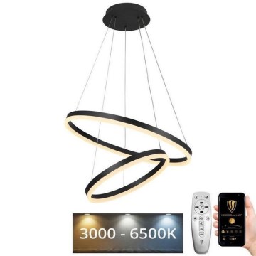 Dimbare LED hanglamp aan een koord LED/70W/230V 3000-6500K diameter 60 cm + afstandsbediening