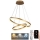 Dimbare LED hanglamp aan een koord LED/70W/230V 3000-6500K diameter 60 cm + afstandsbediening