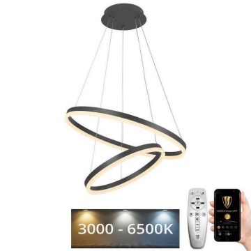 Dimbare LED hanglamp aan een koord LED/70W/230V 3000-6500K diameter 60 cm + afstandsbediening