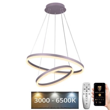 Dimbare LED hanglamp aan een koord LED/70W/230V 3000-6500K diameter 60 cm + afstandsbediening