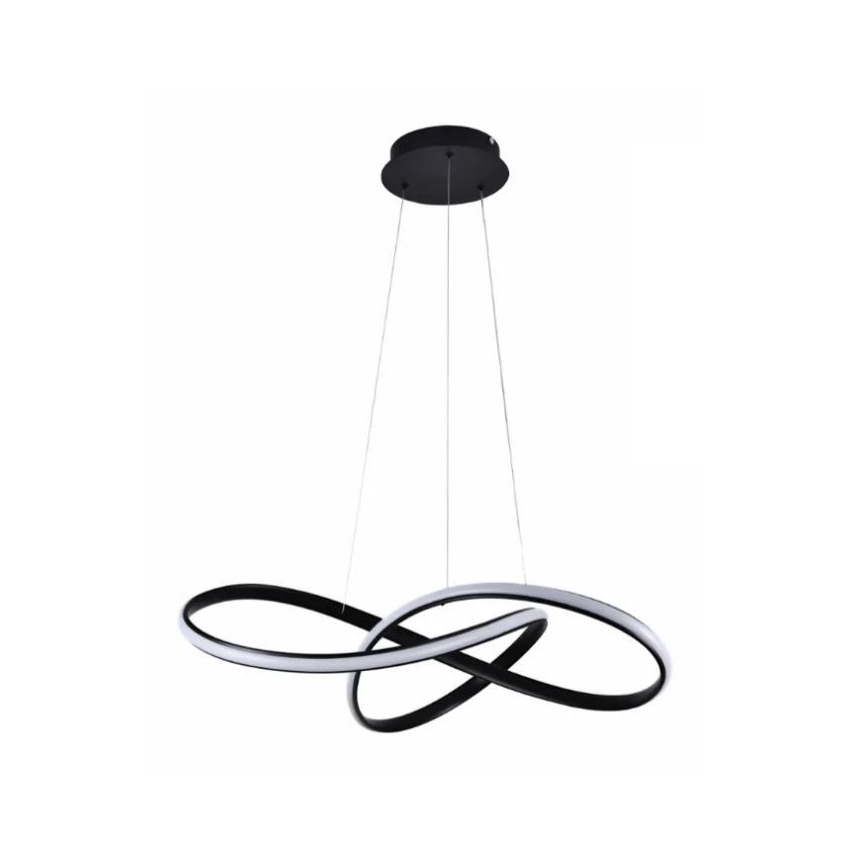 Dimbare LED hanglamp aan een koord LED/70W/230V 3000-6500K zwart + afstandsbediening
