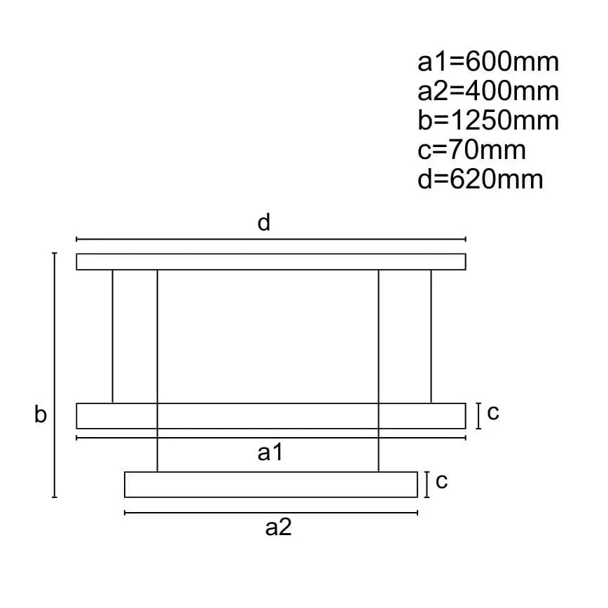 Dimbare LED hanglamp aan een koord LED/70W/230V 3000-6500K diameter 60 cm zwart + afstandsbediening