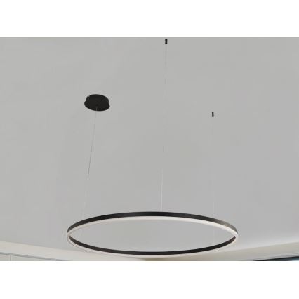 Dimbare LED hanglamp aan een koord LED/72W/230V 3000-6500K diameter 100 cm + afstandsbediening