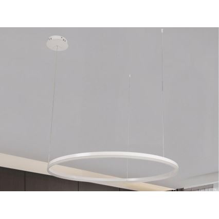 Dimbare LED hanglamp aan een koord LED/72W/230V 3000-6500K diameter 100 cm + afstandsbediening