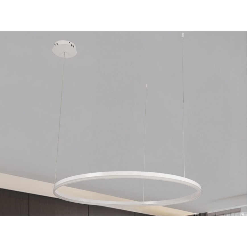 Dimbare LED hanglamp aan een koord LED/72W/230V 3000-6500K diameter 100 cm + afstandsbediening