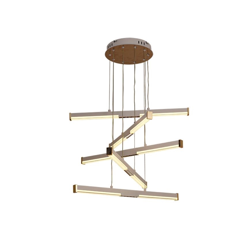 Dimbare LED hanglamp aan een koord LED/75W/230V 3000-6500K diameter 60 cm + afstandsbediening