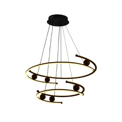 Dimbare LED hanglamp aan een koord LED/80W/230V 3000-6500K diameter 60 cm + afstandsbediening