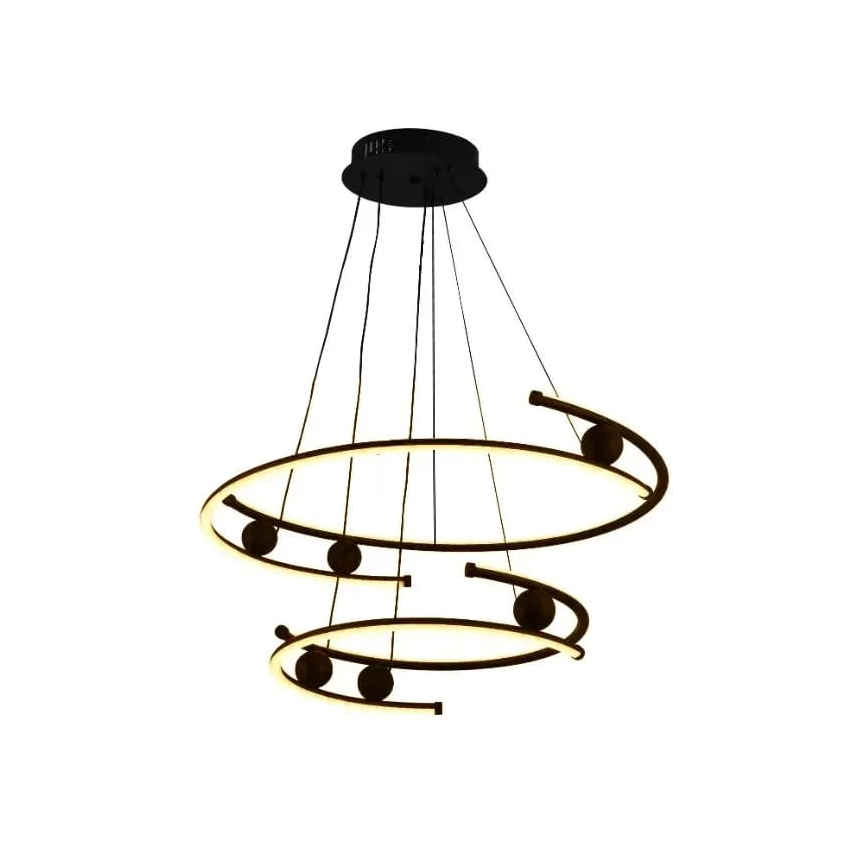 Dimbare LED hanglamp aan een koord LED/80W/230V 3000-6500K diameter 60 cm + afstandsbediening