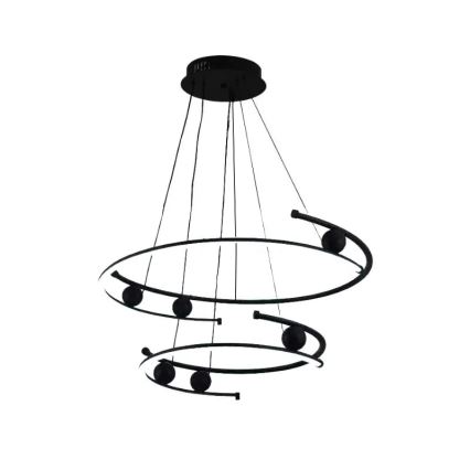 Dimbare LED hanglamp aan een koord LED/80W/230V 3000-6500K diameter 60 cm + afstandsbediening