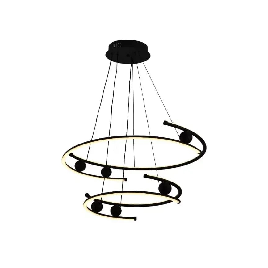 Dimbare LED hanglamp aan een koord LED/80W/230V 3000-6500K diameter 60 cm + afstandsbediening