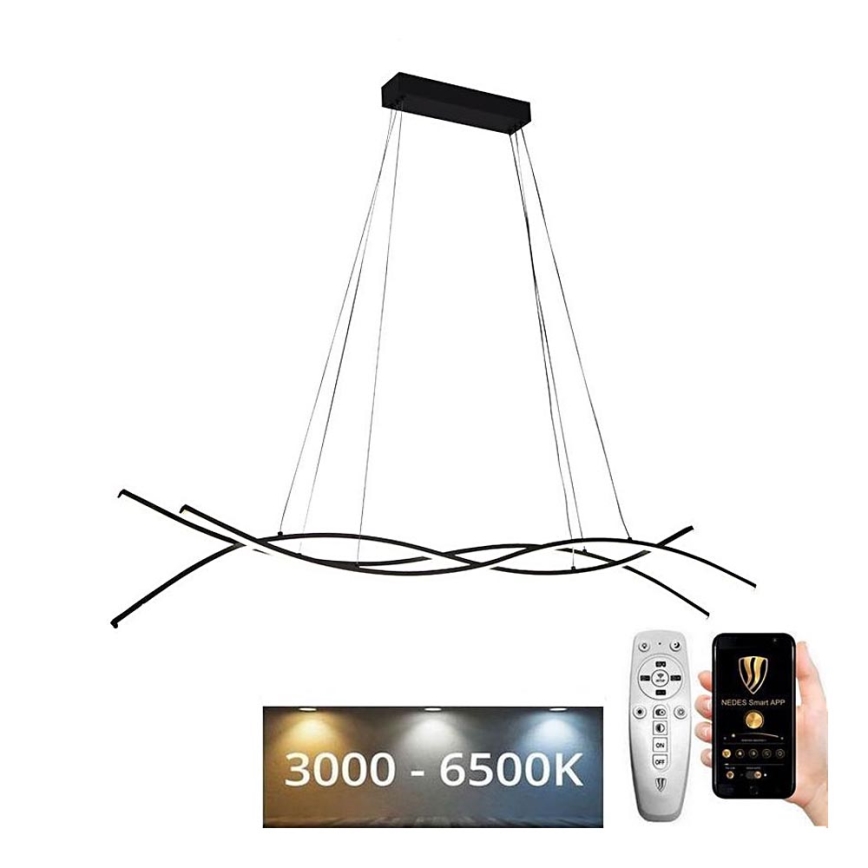 Dimbare LED hanglamp aan een koord LED/80W/230V 3000-6500K + afstandsbediening