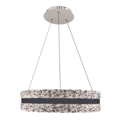 LED Dimbaar kristal Hanglamp aan een touw LED/80W/230V 3000-6500K wit + afstandsbediening