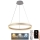 Dimbare LED hanglamp aan een koord LED/85W/230V 3000-6500K diameter 60 cm + afstandsbediening