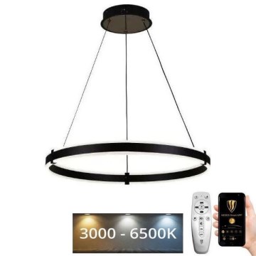 Dimbare LED hanglamp aan een koord LED/85W/230V 3000-6500K diameter 60 cm + afstandsbediening