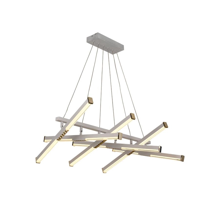 Dimbare LED hanglamp aan een koord LED/90W/230V 3000-6500K diameter 80 cm + afstandsbediening