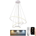 Dimbare LED hanglamp aan een koord LED/90W/230V 3000-6500K diameter 60 cm + afstandsbediening