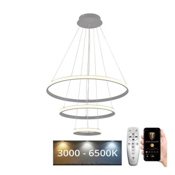 Dimbare LED hanglamp aan een koord LED/90W/230V 3000-6500K diameter 60 cm + afstandsbediening
