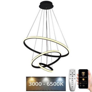 Dimbare LED hanglamp aan een koord LED/90W/230V 3000-6500K diameter 60 cm + afstandsbediening