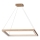 Dimbare LED hanglamp aan een koord LEGNO 2xLED/33W/230V eiken