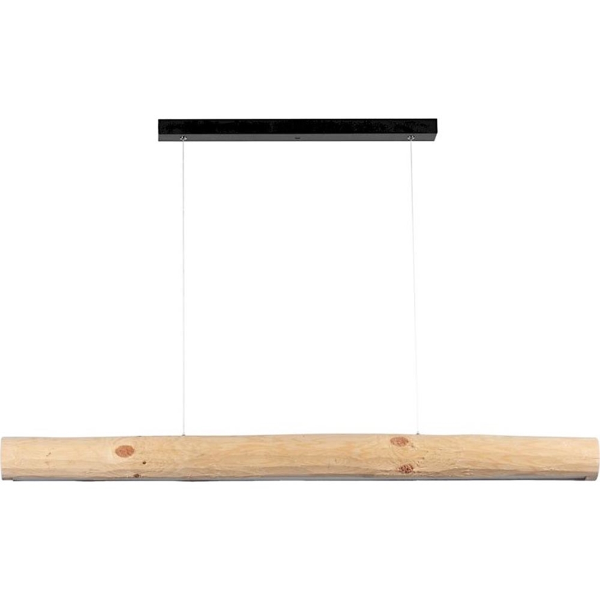 Dimbare LED hanglamp aan een koord LUCAS LED/33W/230V grenen