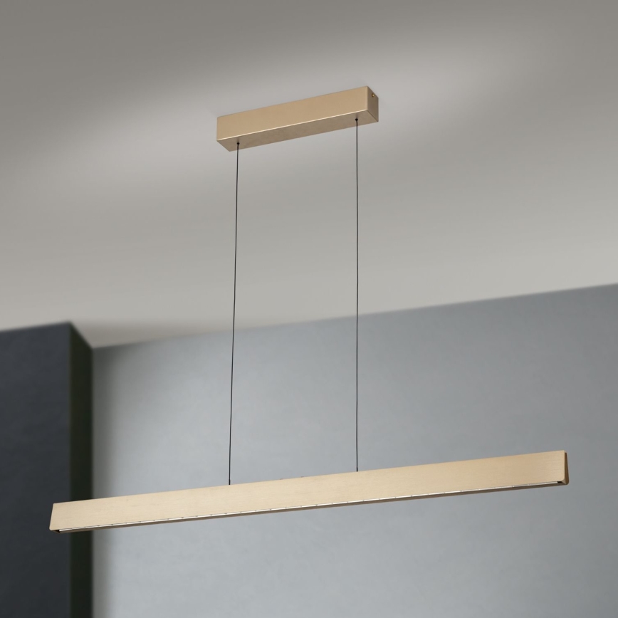 Dimbare LED hanglamp aan een koord TARA LED/44W/230V 2700/3800/4500/5700K goud