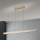 Dimbare LED hanglamp aan een koord TARA LED/44W/230V 2700/3800/4500/5700K goud