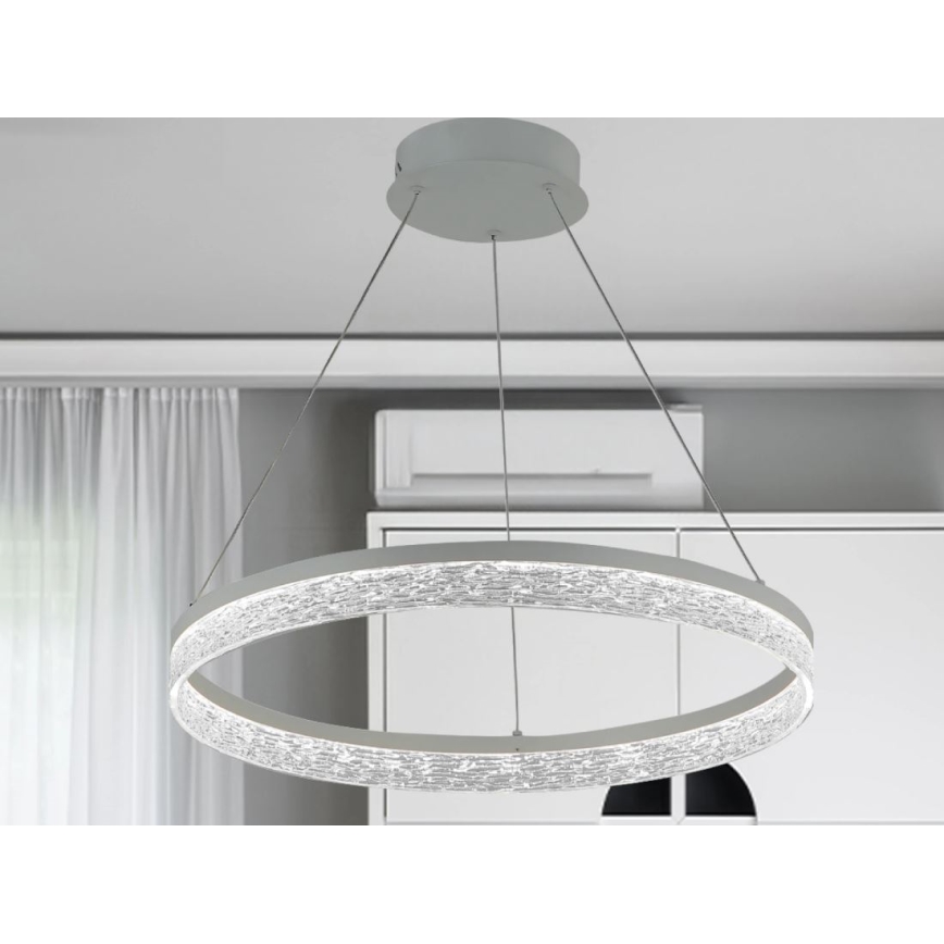 Dimbare LED-pendellamp aan kabel ALIANZ LED/60W/230V 3000–6000K Ø 80 cm + afstandsbediening