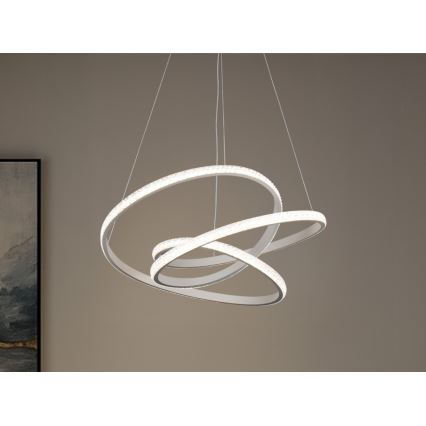 LED dimbare hanglamp met kabelophanging LED/90W/230V 3000–6500K Ø 47 cm + afstandsbediening