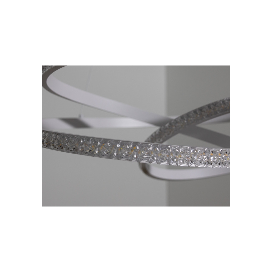 LED dimbare hanglamp met kabelophanging LED/90W/230V 3000–6500K Ø 47 cm + afstandsbediening