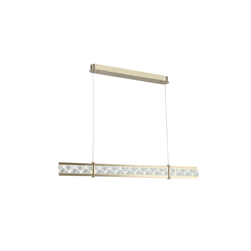 Dimbare LED-kristallen kroonluchter aan kabel ENRIQUE LED/20W//230V 3000-6000K + afstandsbediening