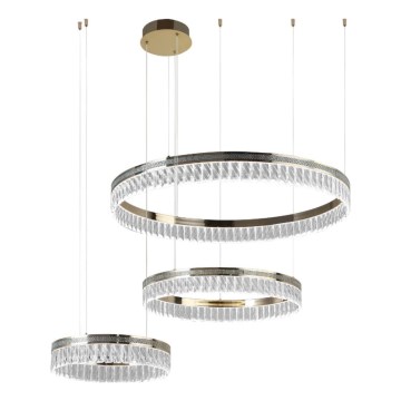 Dimbare LED-kristallen kroonluchter aan kabel THALIA LED/120W/230V 3000-6000K + afstandsbediening