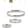 Dimbare LED-kristallen kroonluchter aan kabel THALIA LED/120W/230V 3000-6000K + afstandsbediening