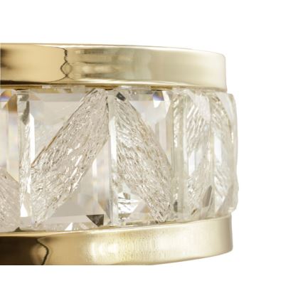 Dimbare LED kristallen kroonluchter aan kabel ENRIQUE LED/55W//230V 3000-6000K Ø 80 cm + afstandsbediening