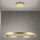 dimbare LED-kroonluchter met kabelophanging KOLK LED/80W/230V 2700/3000/4000K Ø 80 cm goudkleurig