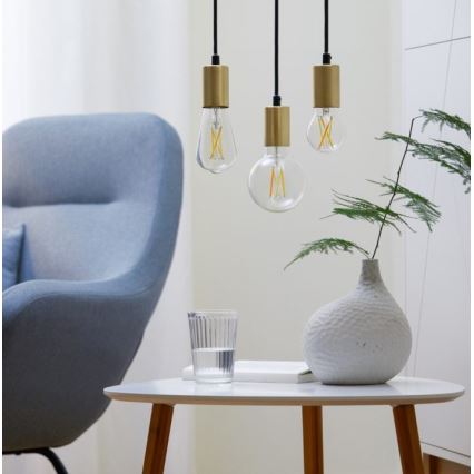 Dimbare LED Lamp FILAMENT A60 E27/6,7W/230V 2700-6500K CRI 90 Wi-Fi - WiZ