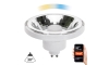 Dimbare LED Lamp AR111 GU10/10W/230V 3000-6500K Wi-Fi Tuya 30° wit