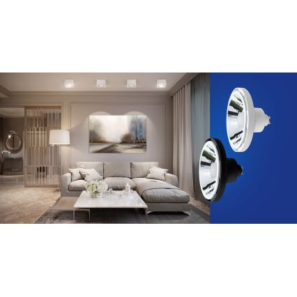 Dimbare LED Lamp AR111 GU10/10W/230V 3000-6500K Wi-Fi Tuya 30° wit