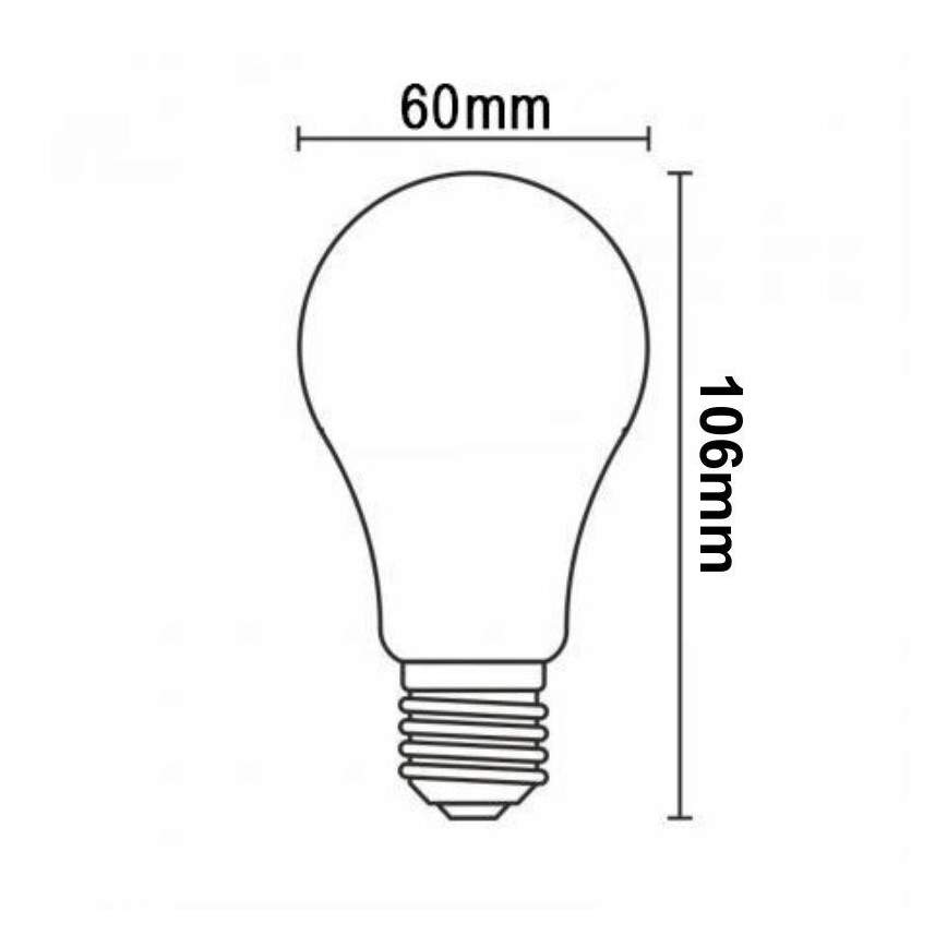 Dimbare LED Lamp FILAMENT A60 E27/7,5W/230V 4000K