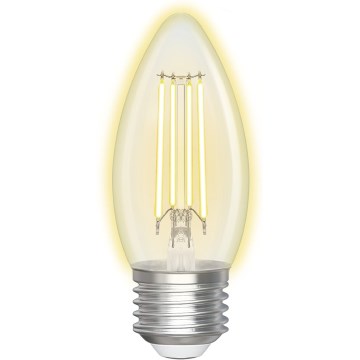 Dimbare LED Lamp FILAMENT C35 E27/4,5W/230V 2700-6500K Wi-Fi - Aigostar