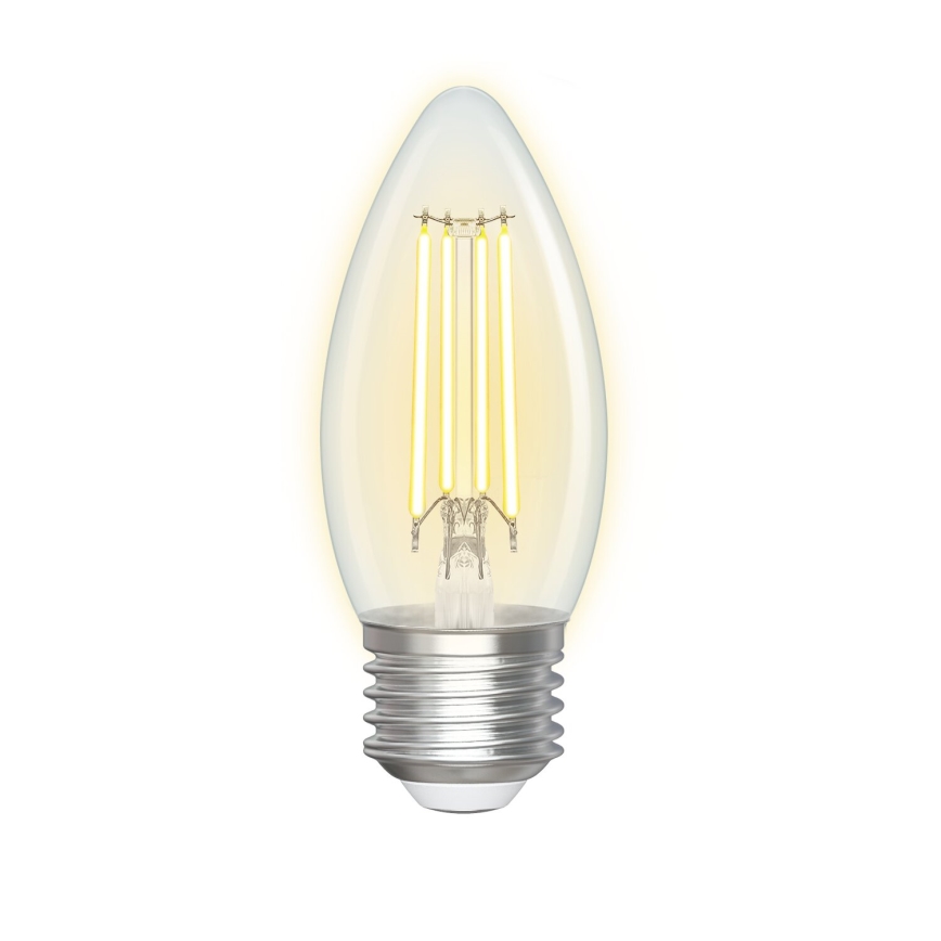 Dimbare LED Lamp FILAMENT C35 E27/4,5W/230V 2700-6500K Wi-Fi - Aigostar