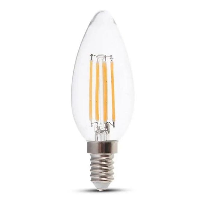 Dimbare LED Lamp  FILAMENT E14/4W/230V 3000K