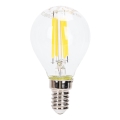 Dimbare LED Lamp FILAMENT G45 E14/4W/230V 6500K - Aigostar
